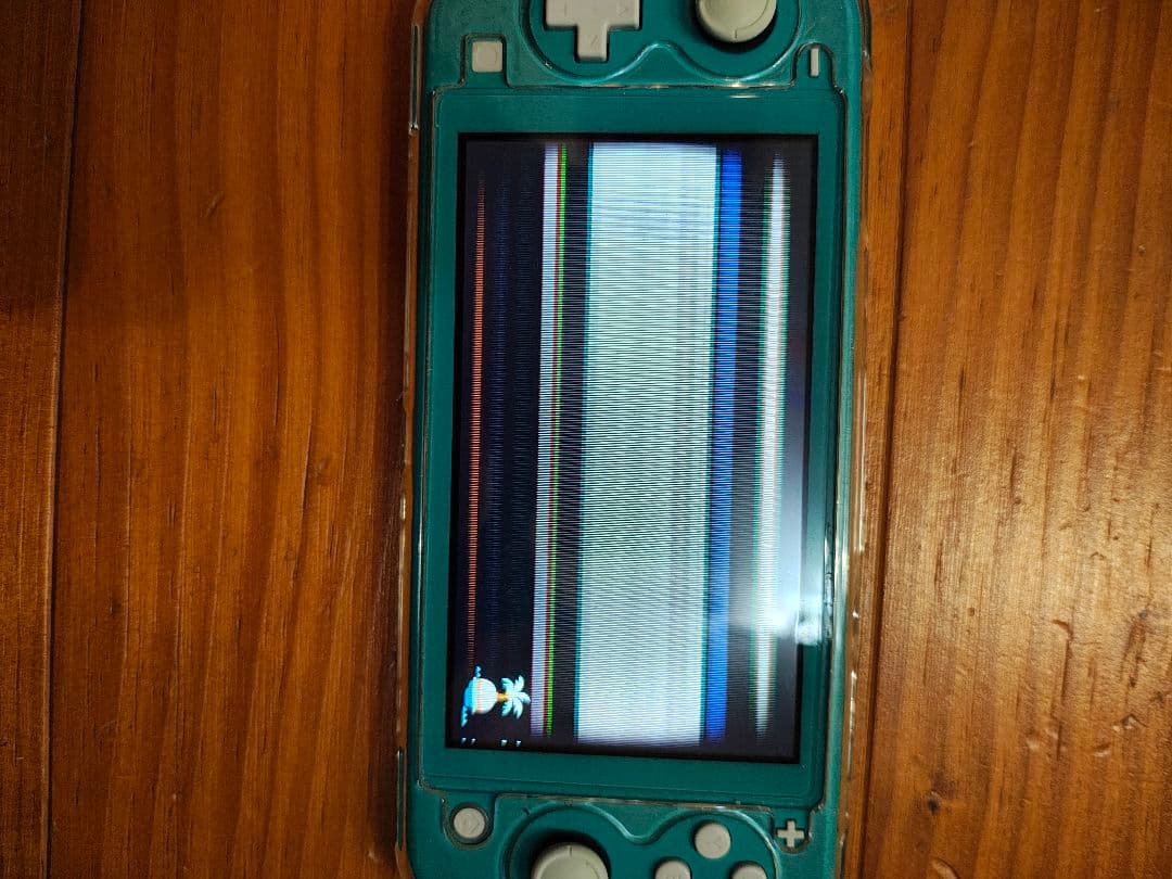 Nintendo Switch Lite アクアブルー 　ジャンク品　ケース付き