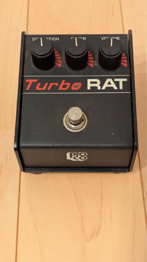 【希少初期・LM308N搭載】Turbo RAT 89年製造 ギターエフェクター