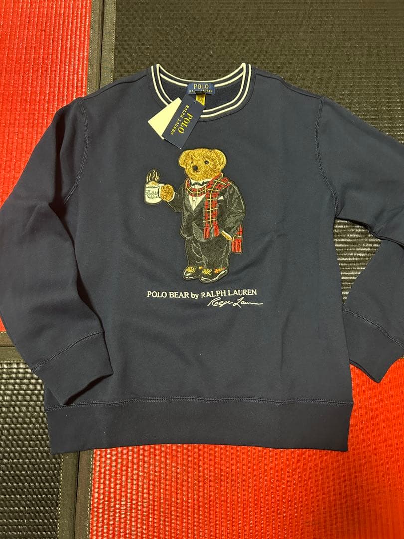 ポロラルフローレン ベア　刺繍　トレーナー　ネイビー　160 タグ付き未使用！