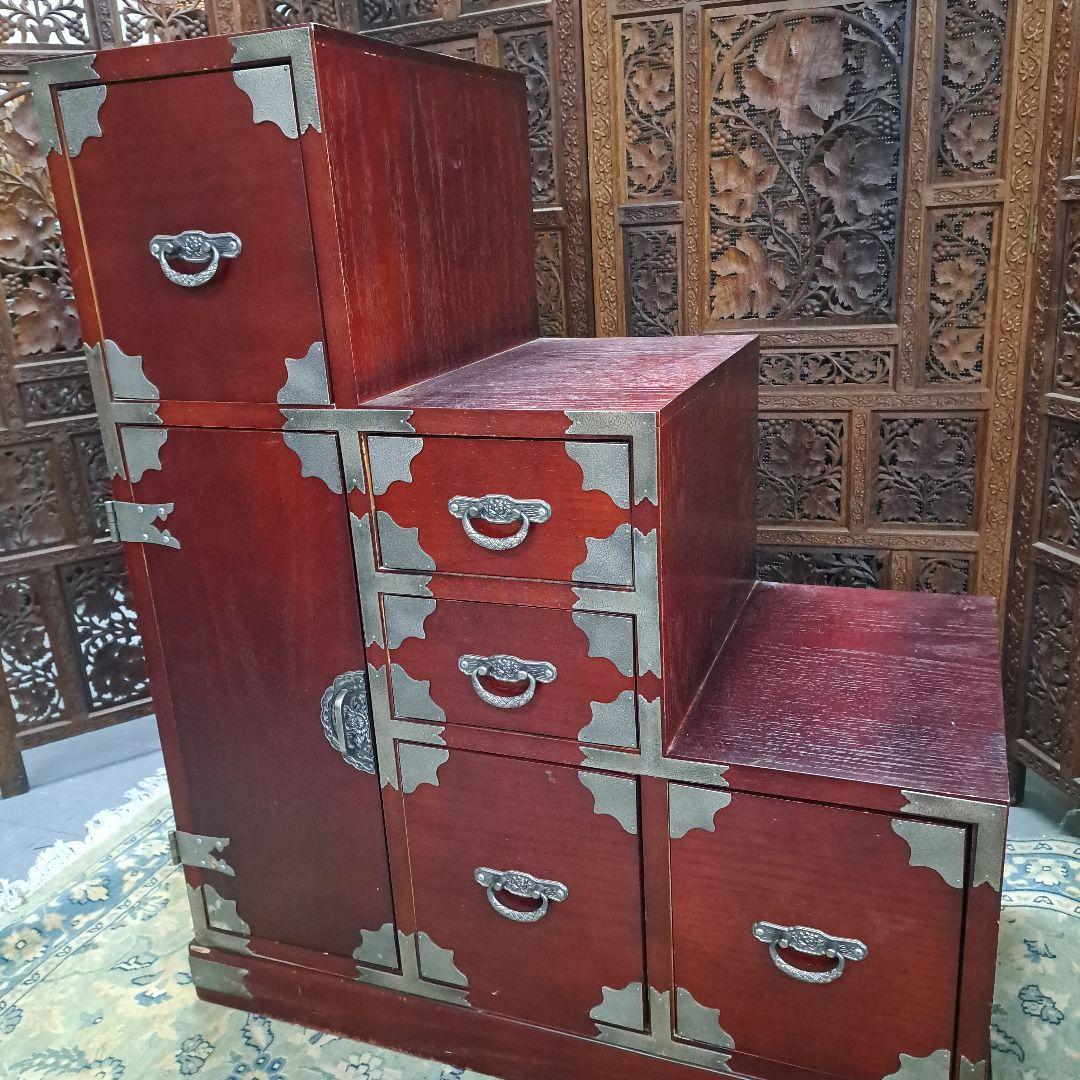 ♡民芸家具　時代家具　階段箪笥　昭和レトロ♡
