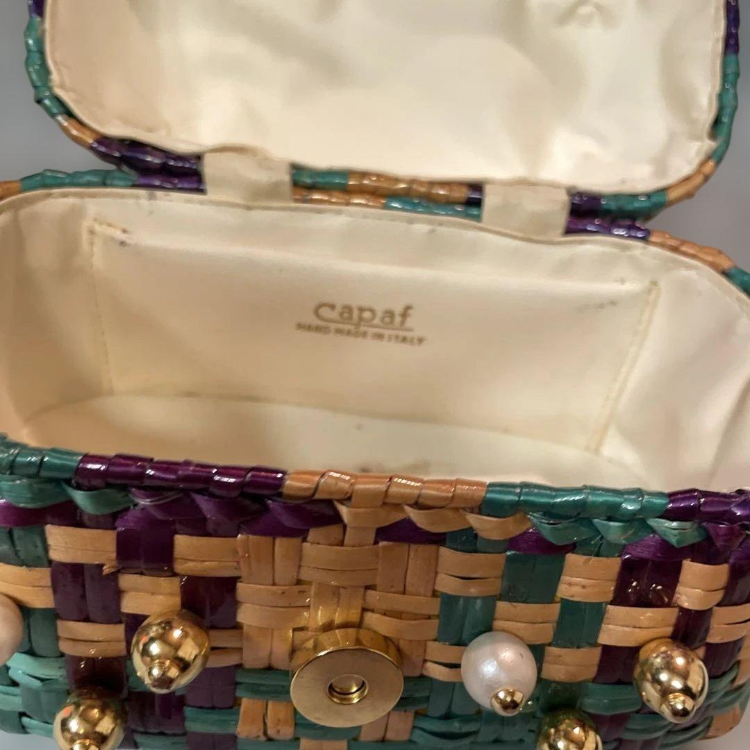 カパフ　パーティバッグ　イタリア製ハンドメイド