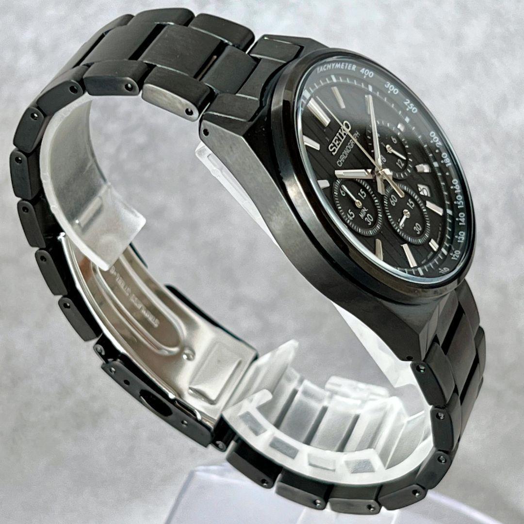 【DAIGO】稼働品 SEIKO メンズ腕時計 クロノグラフ デイト 箱付