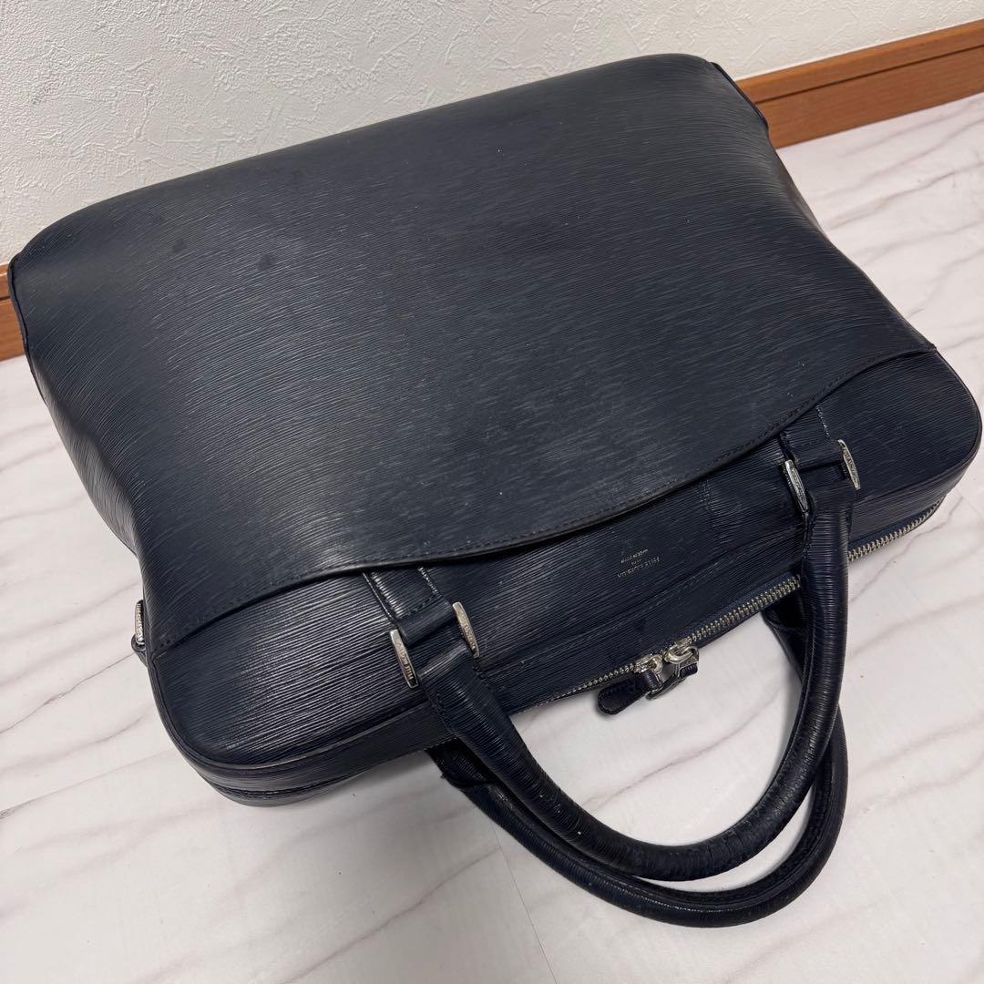 ペッレモルビダ キャピターノ 2wayビジネスバック ネイビー レザー A4PC