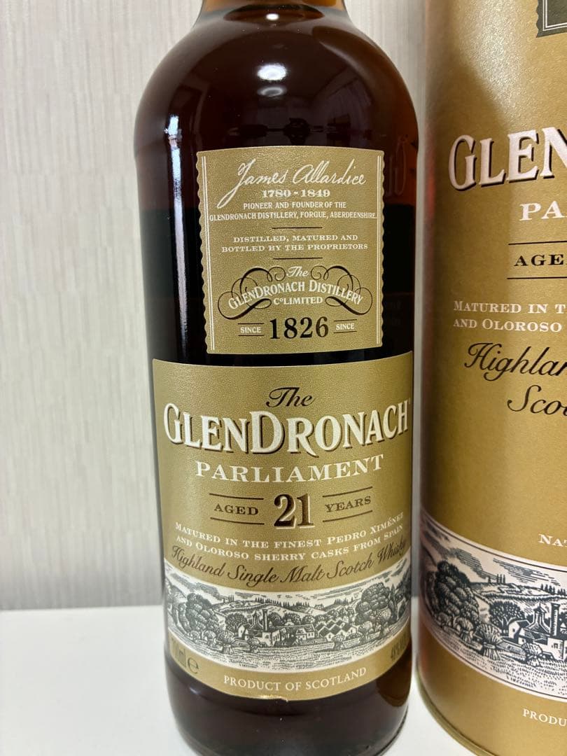 グレンドロナック 21年 パーラメント 700ml 48度 新品 未開栓