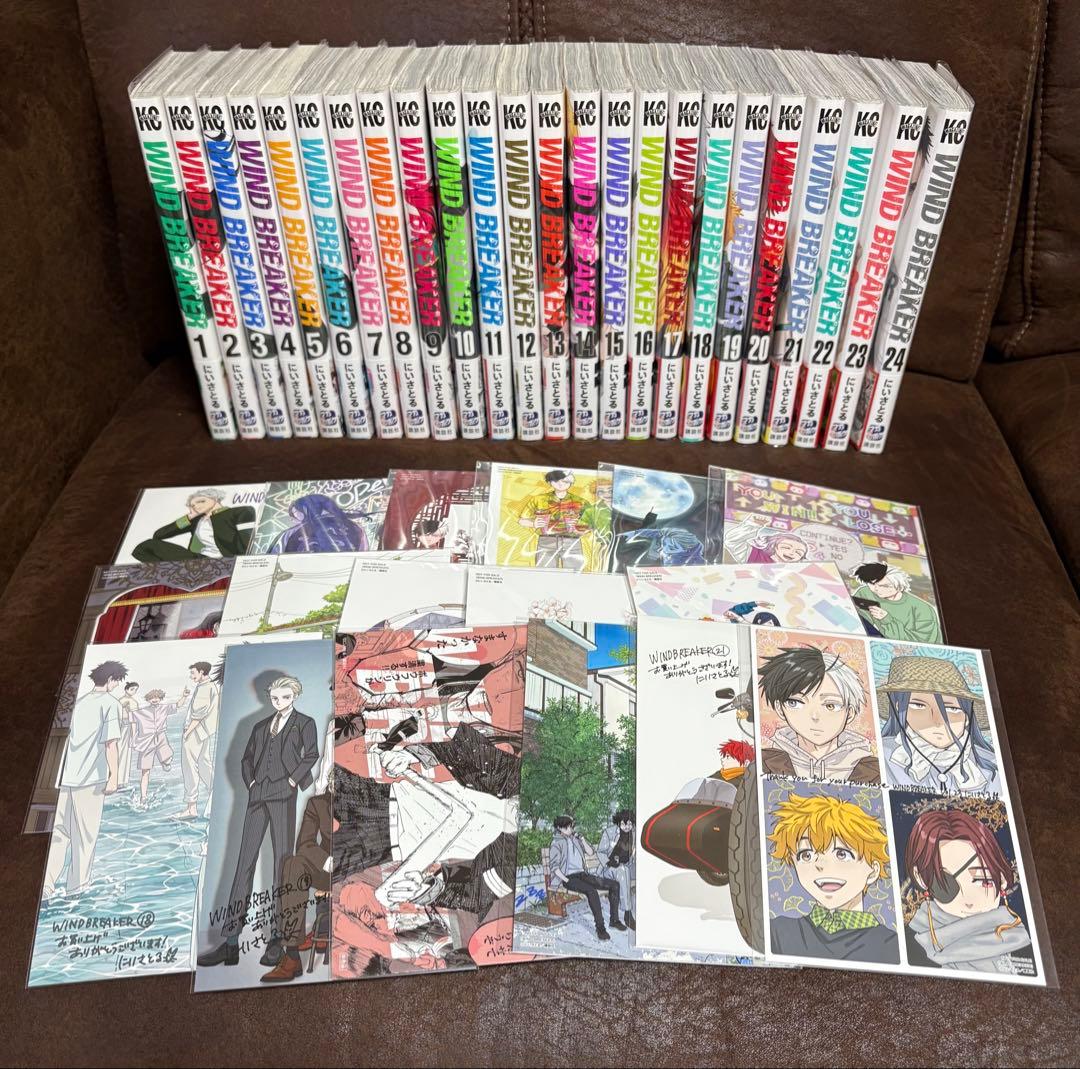 WIND BREAKER 全24巻セット ポストカード付き ☆週末値下げ