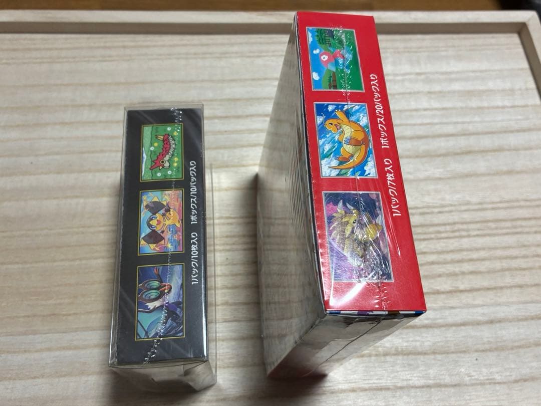 ポケモンカード151&MEGAドリームEX BOX2種ペリペリ付きシュリンク付き