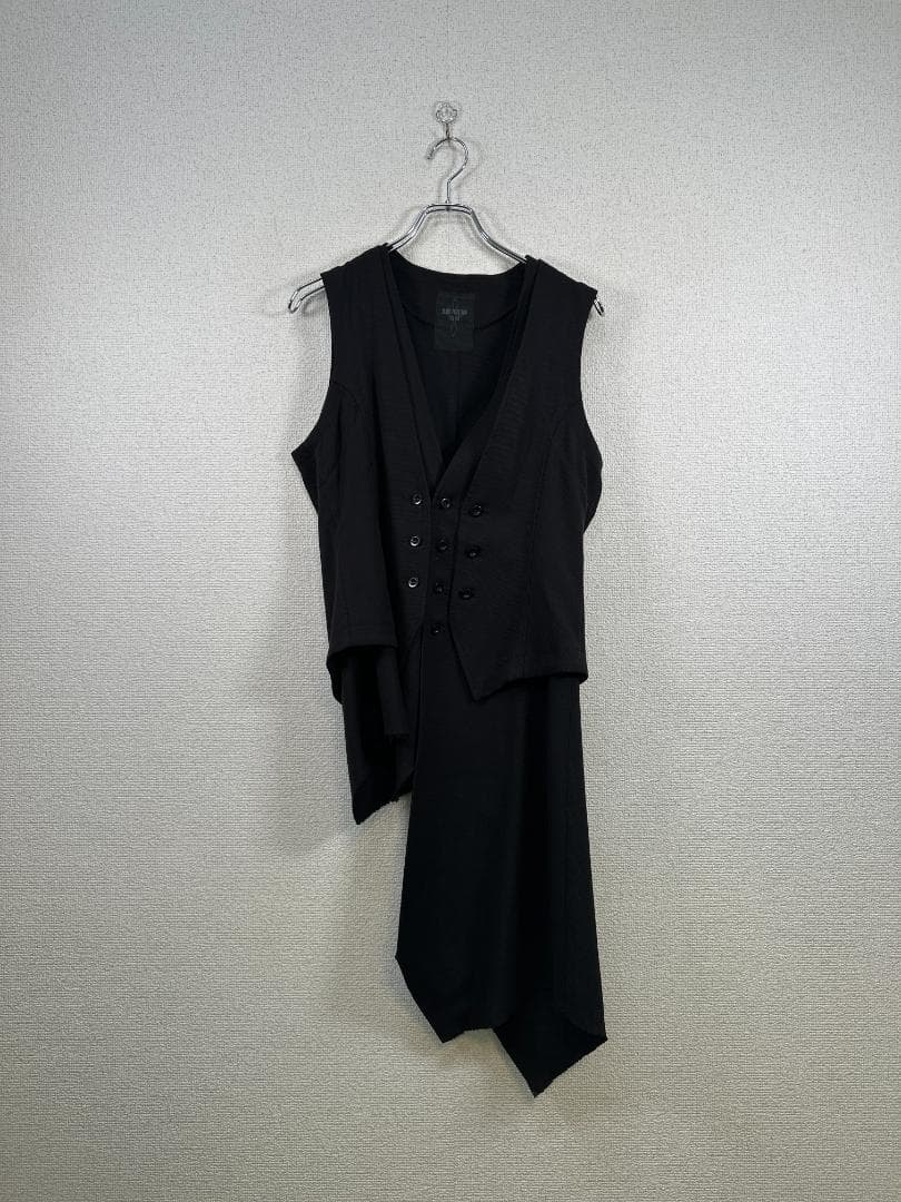 BLACK PEACE NOW アシンメトリックベスト M