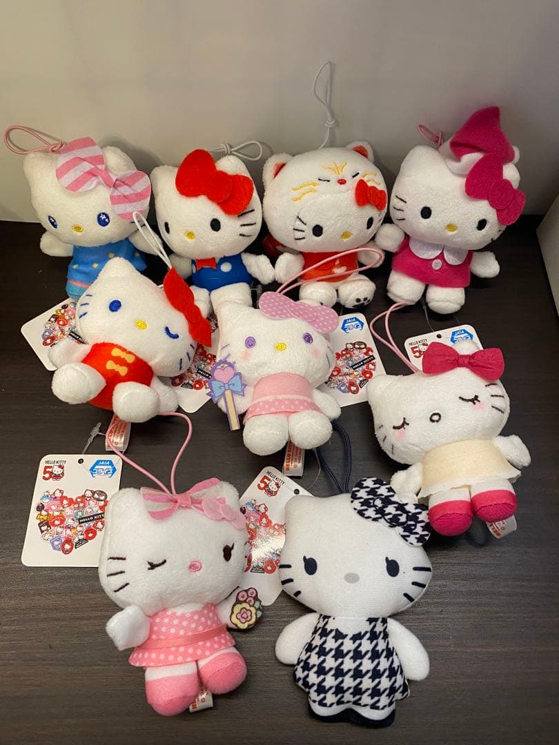 ハローキティ 50周年マスコット 9点セット