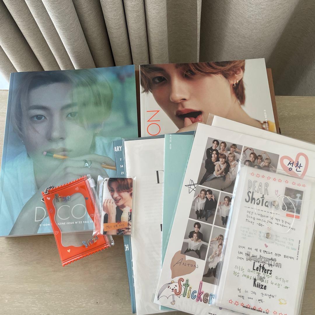 RIIZE アントン　D'ICON 写真集　ステッカー　ポスター　A B