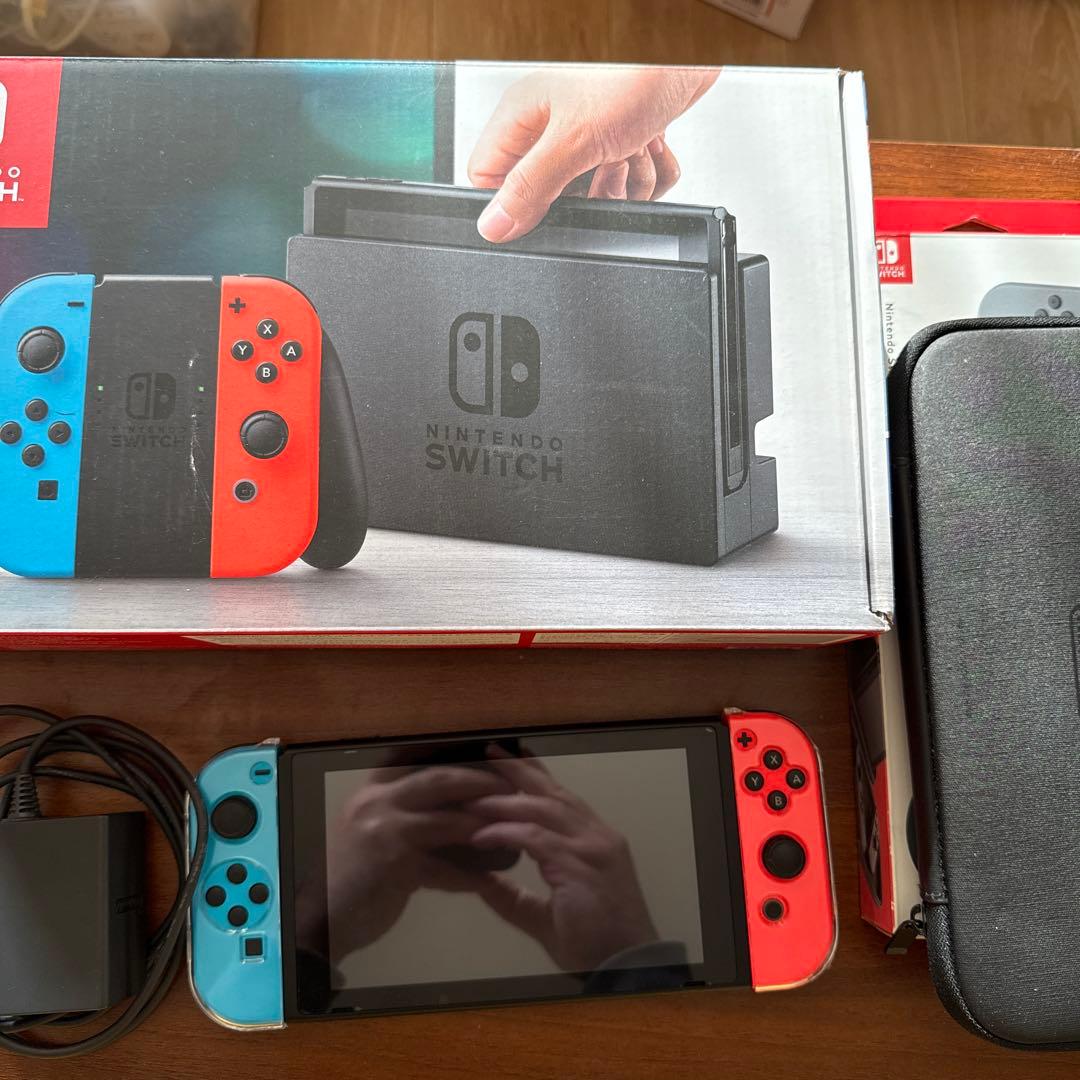 【完品・液晶美品】Nintendo Switch 本体 旧型 未対策機 動作良好