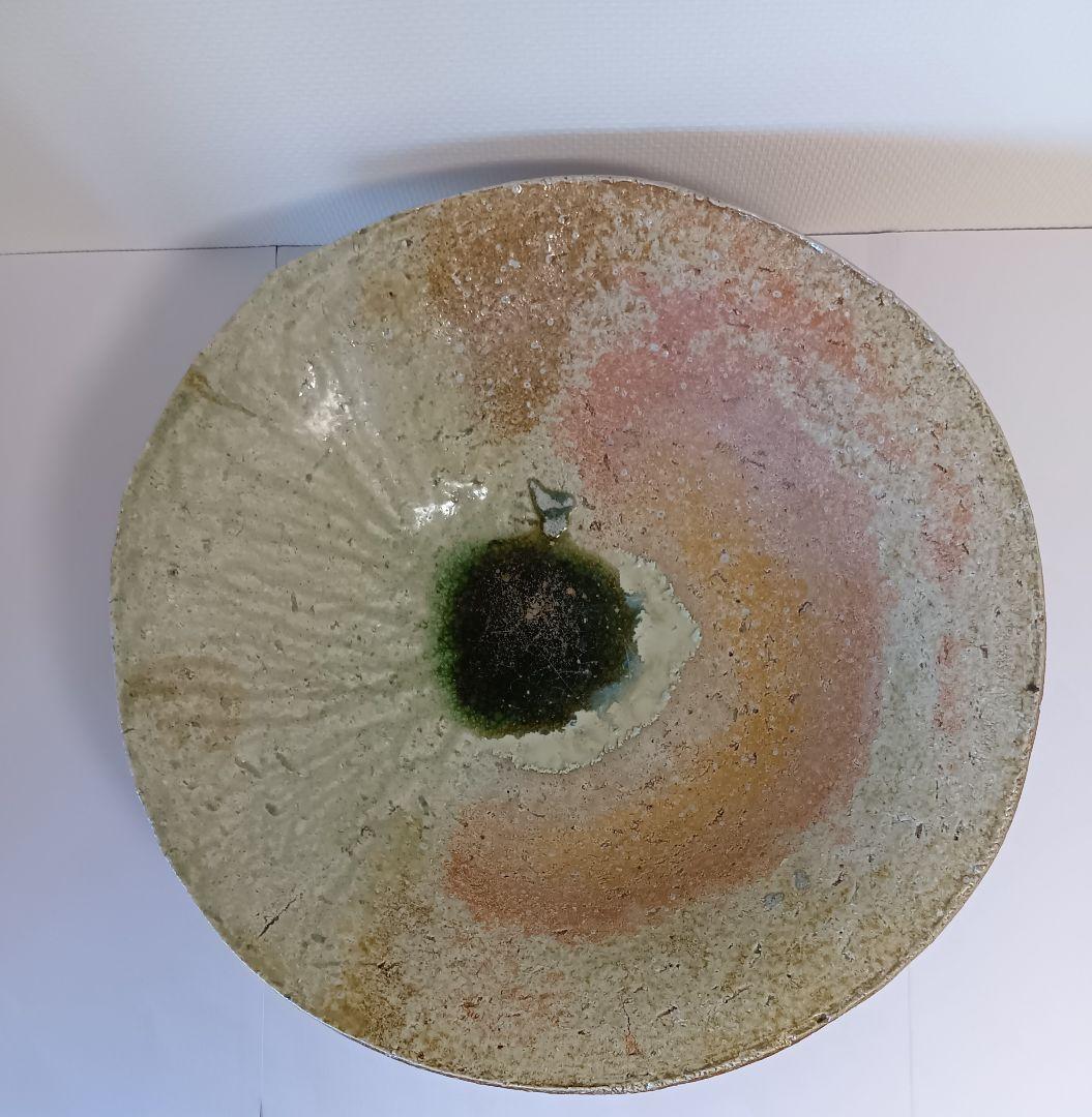 【価格値下げ】丸大皿 花生け お皿 杉本貞光 作