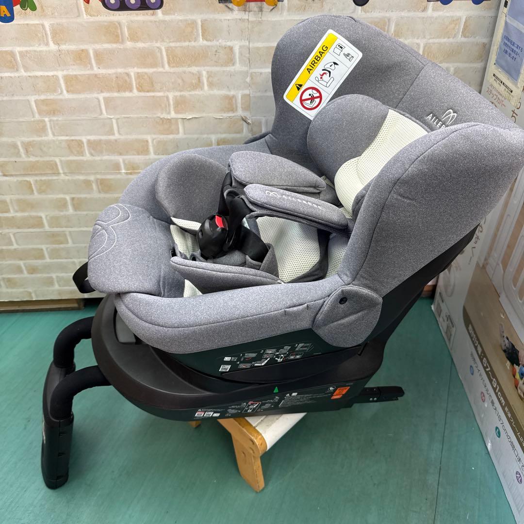 エールべべ　チャイルドシート クルット5iプレミアム グレーラテ　新生児から