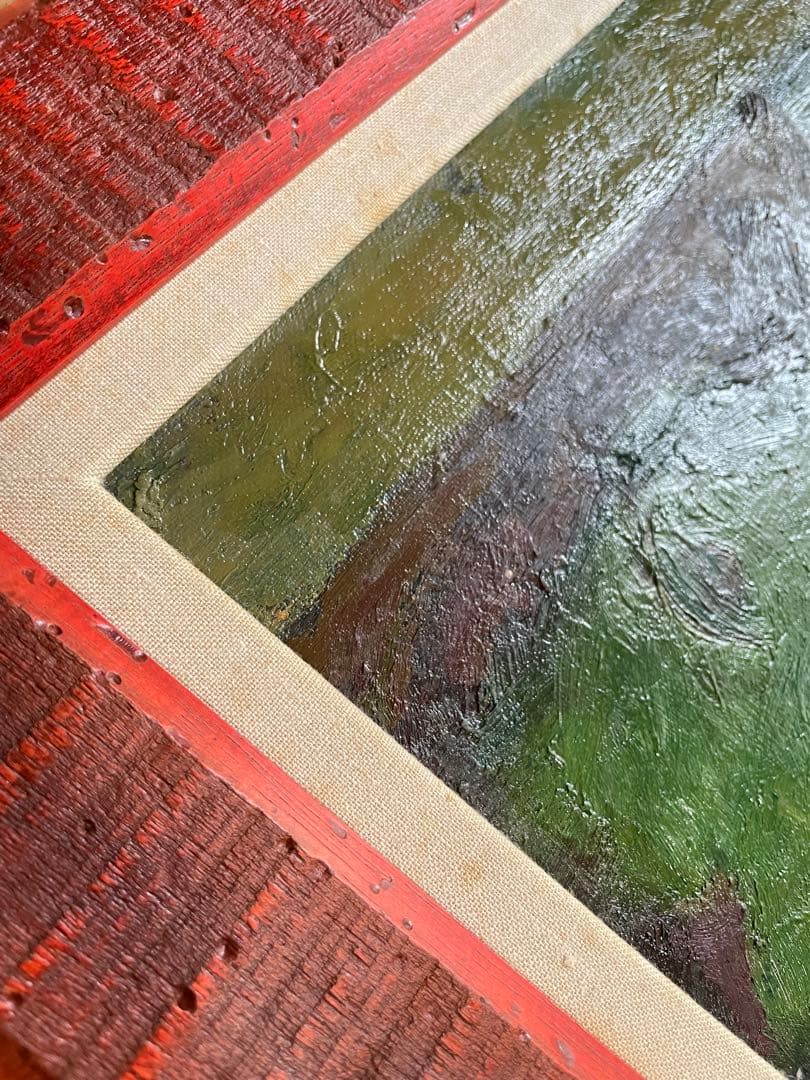 ★値下げしました★額縁　15号　木製　油彩額 油絵用