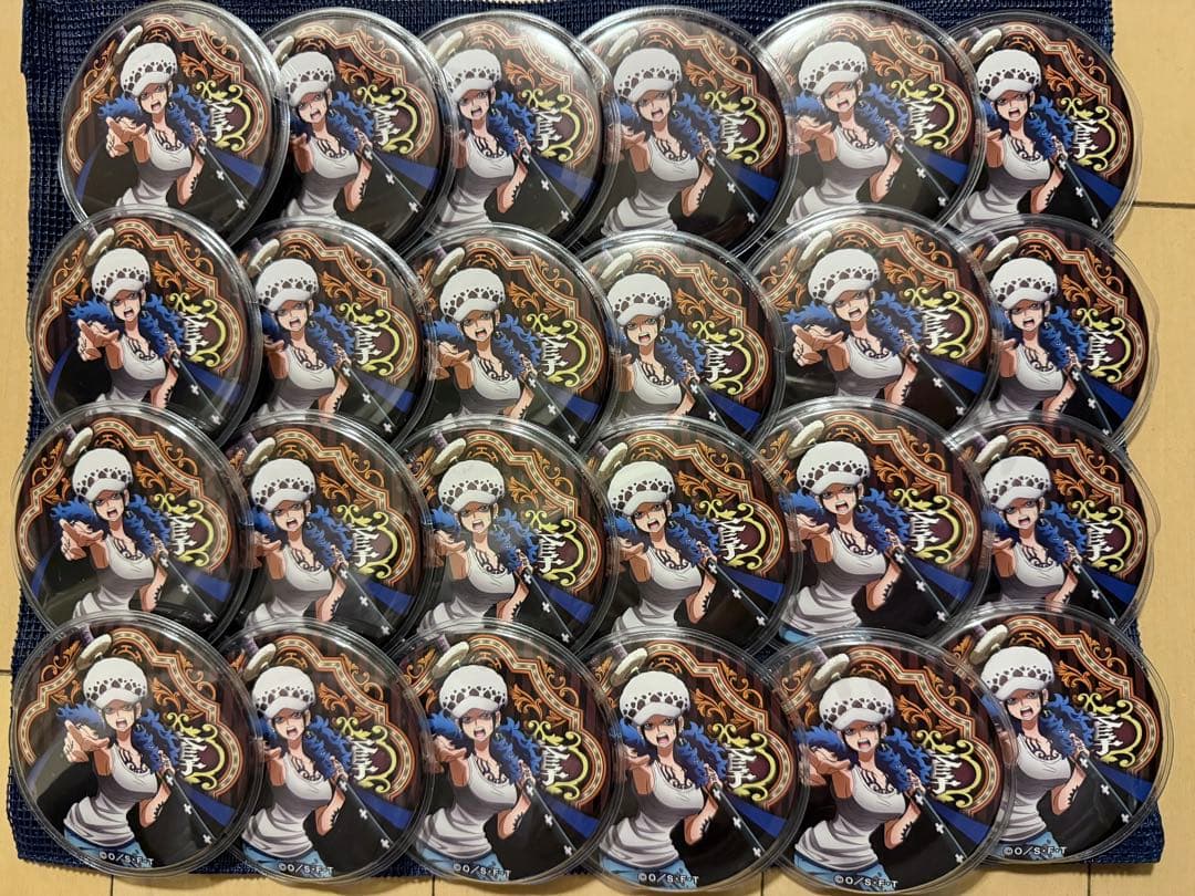 輩缶バッジ トラファルガーロー 24個セット