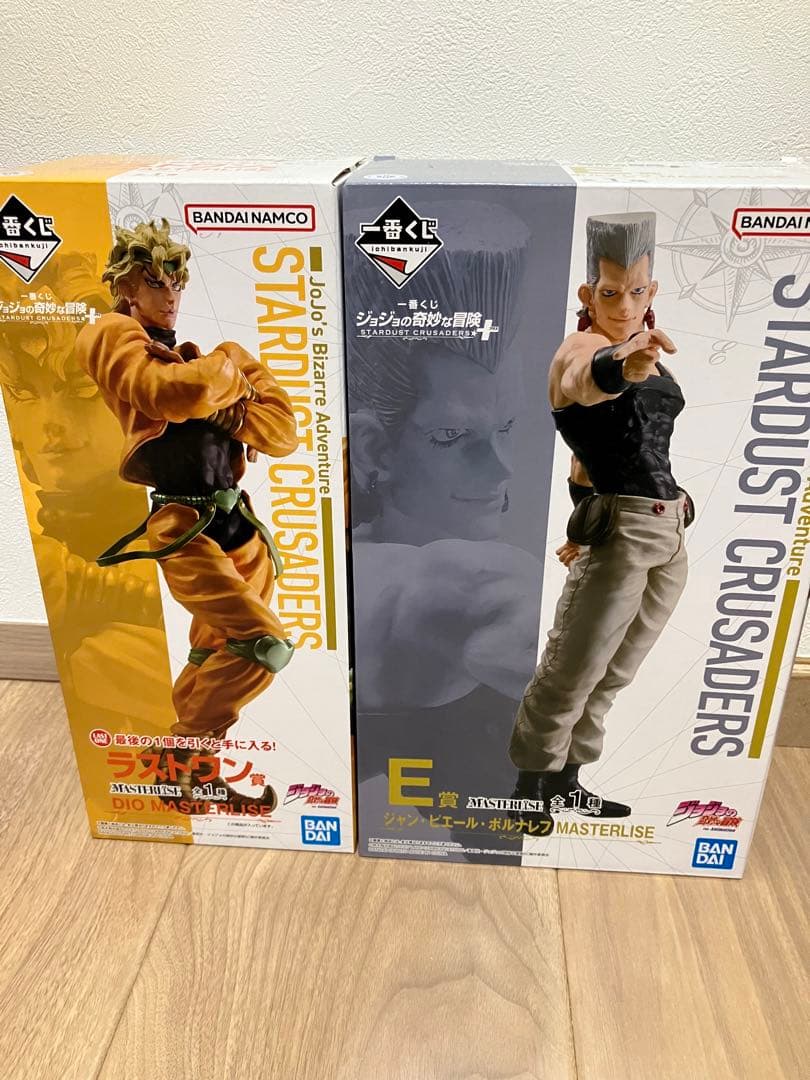 一番くじ ジョジョの奇妙な冒険 ポルナレフ　DIO ディオ　フィギュア　下位賞付