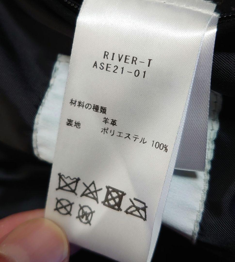 タリアトーレ スエード パンチング レザー ジャケット 黒 ブラック 50 LL