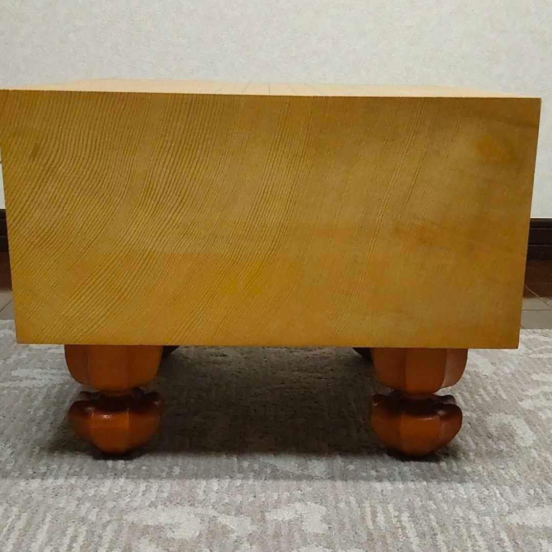 脚付き碁盤　囲碁　6寸7分（7寸近い）