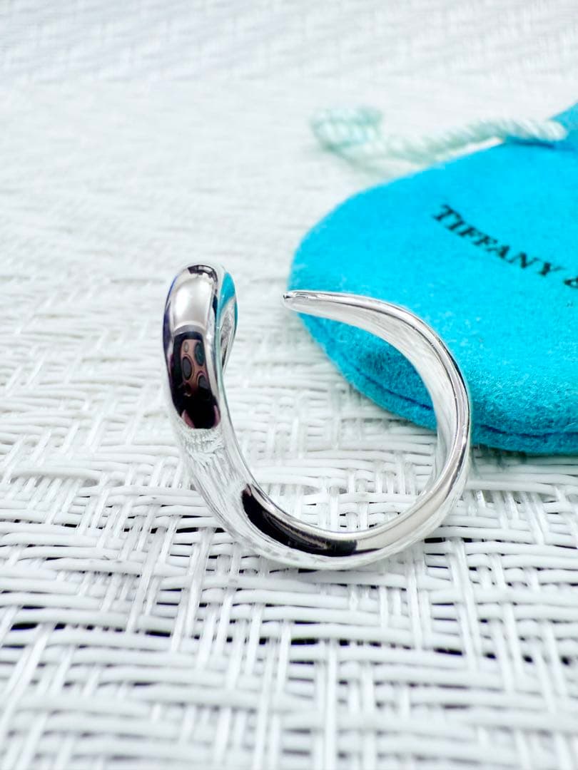 ティファニー　オープンハートリング　指輪　11号 研磨洗浄済み　925