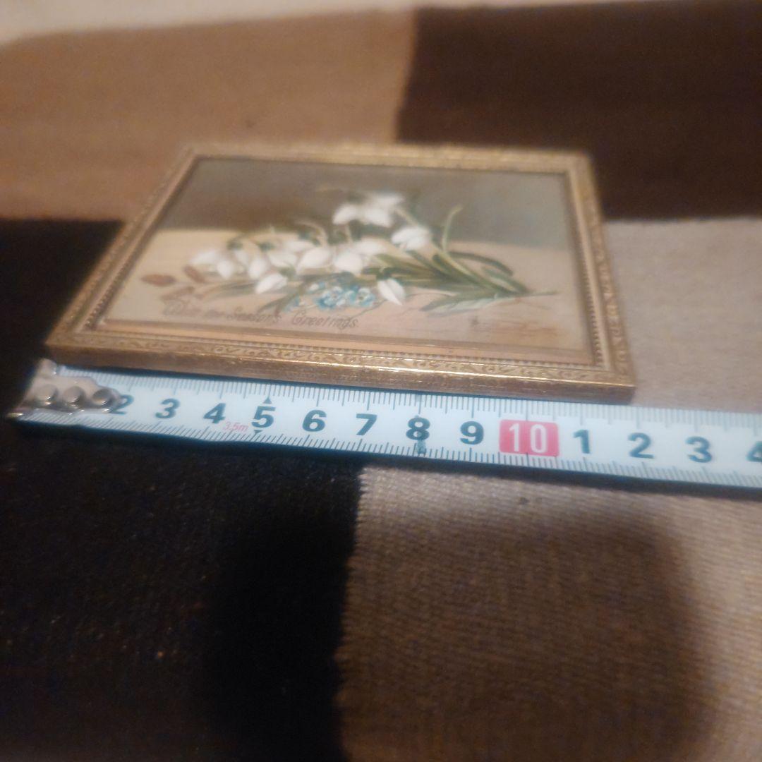 ドームガラス　アンティーク　フレーム　デンマーク