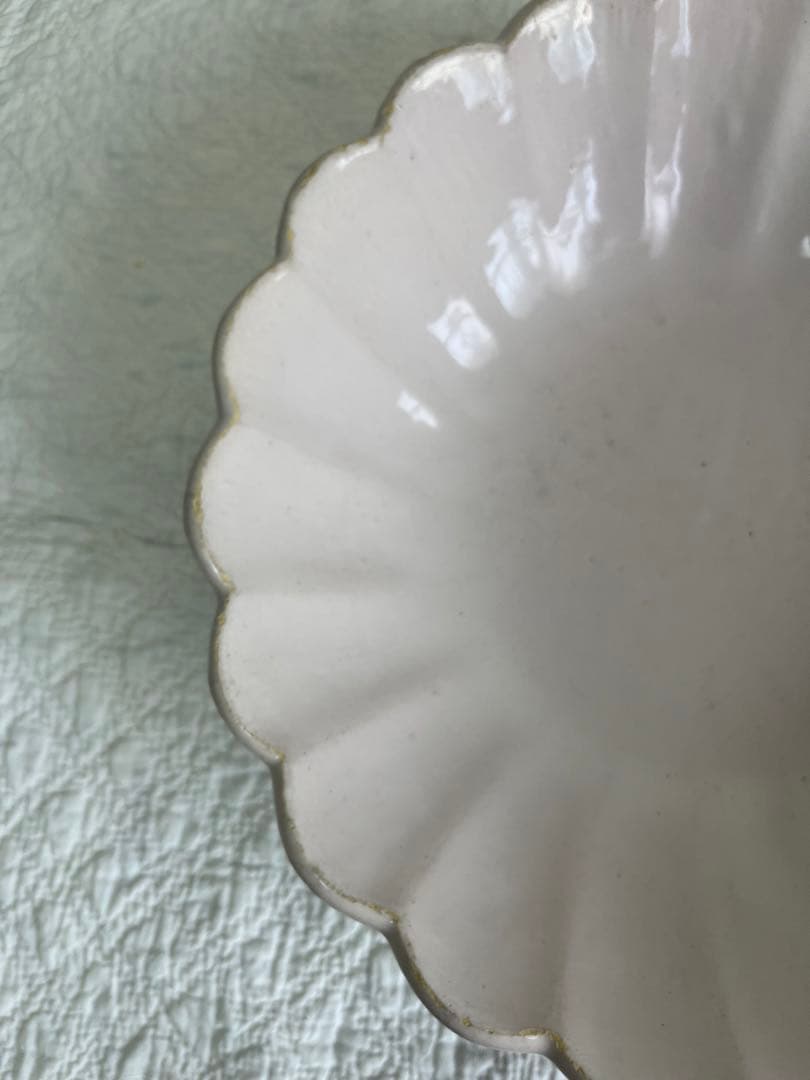 18世紀フランスアンティーク　ムスティエ　輪花鉢