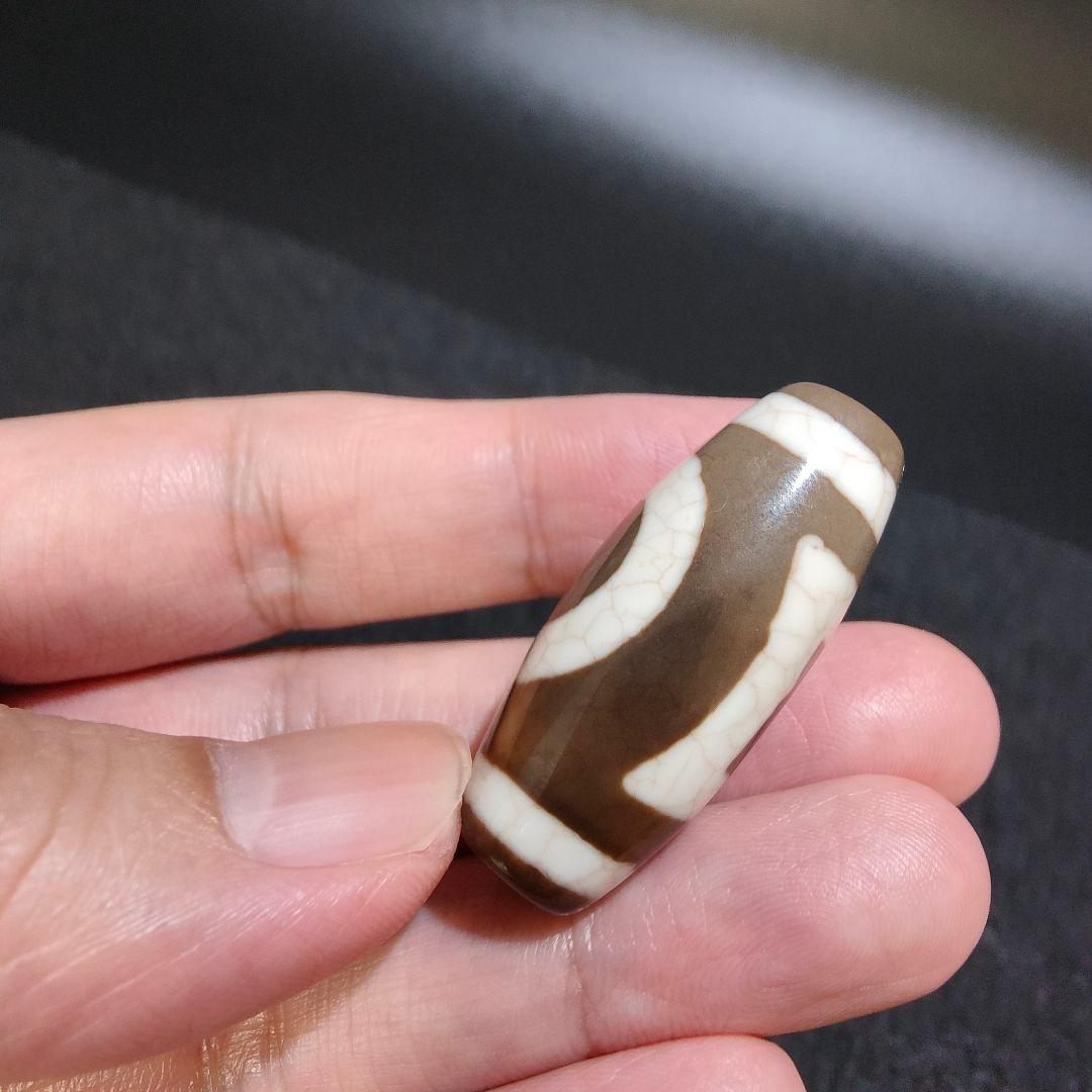 51 至純龍紋天地天珠　大　レア物　天珠　風水　占い　魔除け　天然石　開運　鉱物