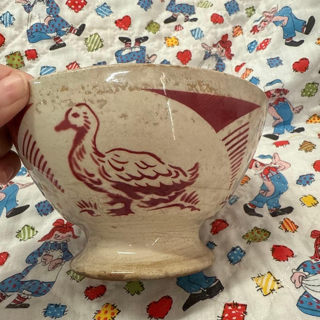 フランスのリュネヴィル、アンティークカフェオレボウル