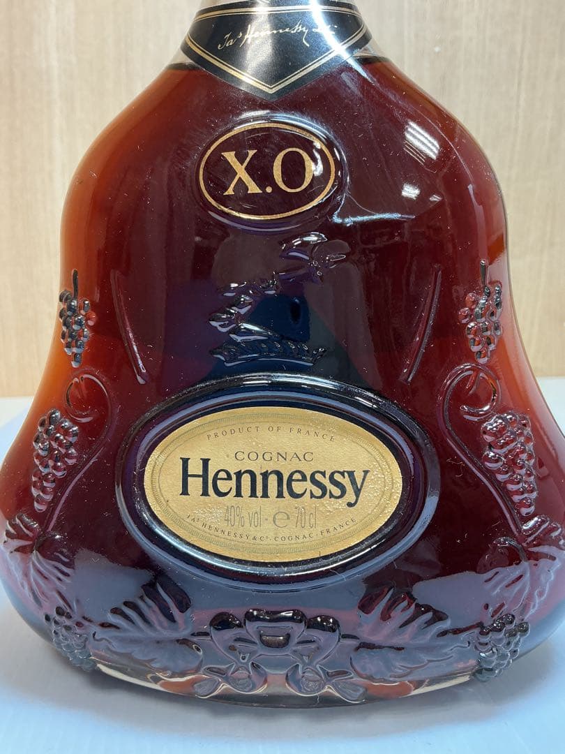 529[未開栓]Hennessy ヘネシー X.O 金キャップ 箱無し