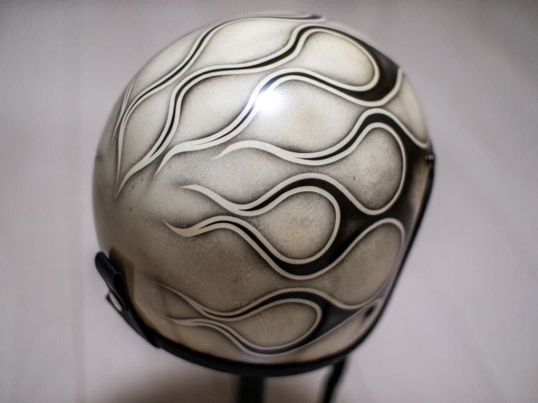 M 極小帽体　500tx スモールジェット　アイボリーエイジング黒フレア