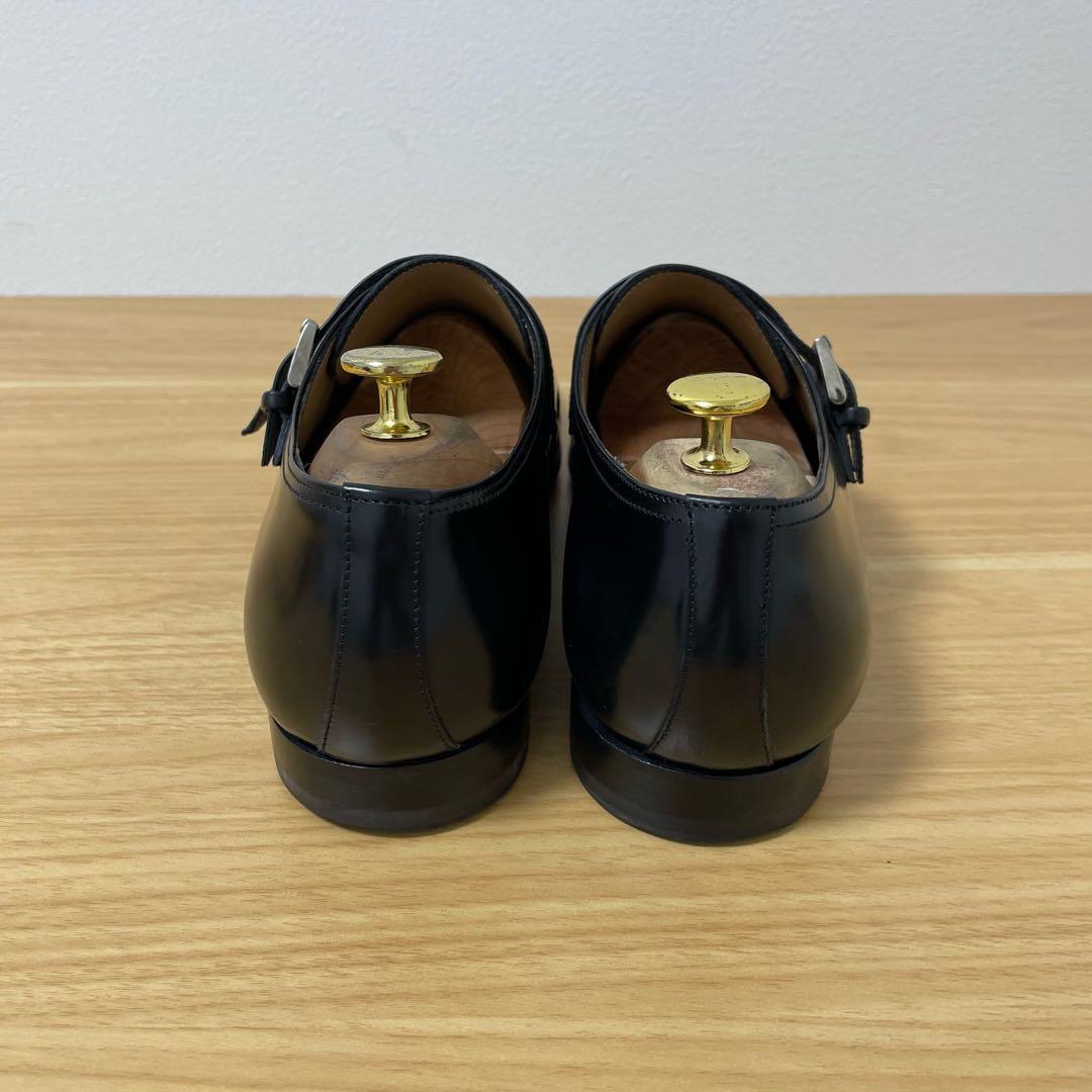 クリスチャンルブタン ドレスシューズ　革靴　ダブルモンク　レザー　黒　42