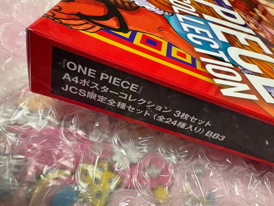 ONE PIECE ワンピース　A4ポスターコレクション　3枚セット　JCS限定
