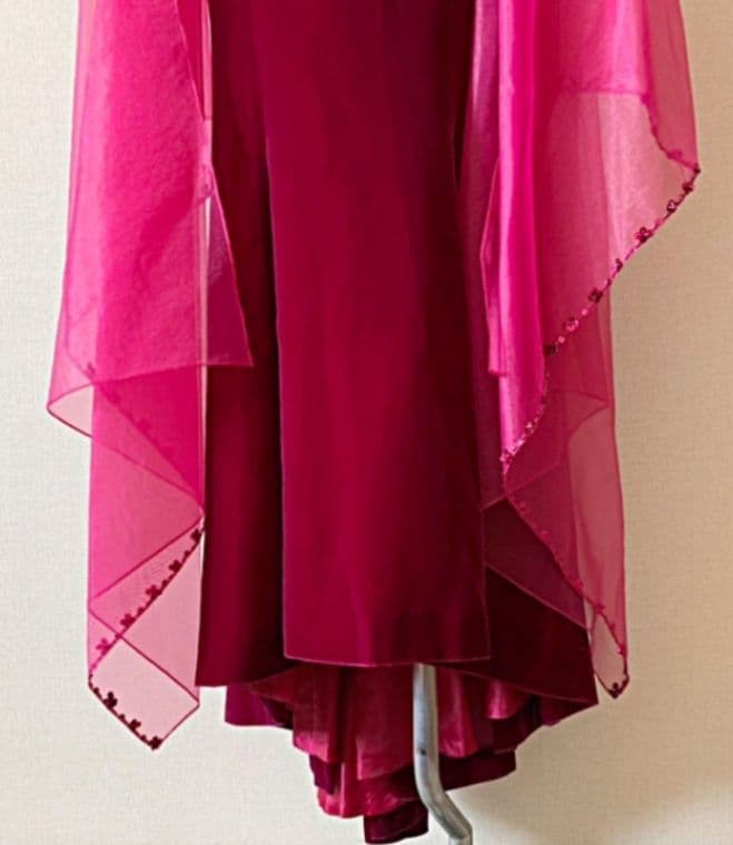 YUMI KATSURA マーメイド　ドレス 13号　赤　　桂由美　カラードレス