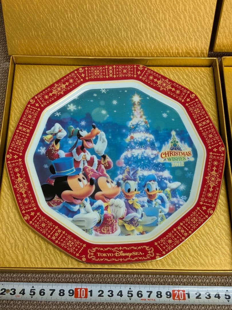 東京ディズニーランド クリスマス　プレート　絵皿　セット