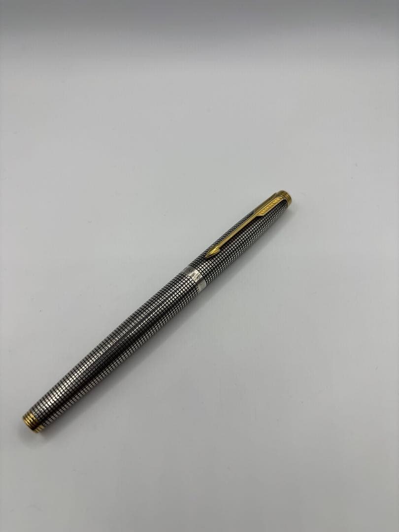 パーカー　75 　万年筆 　ペン先14K 　スターリングシルバー 　 USA製