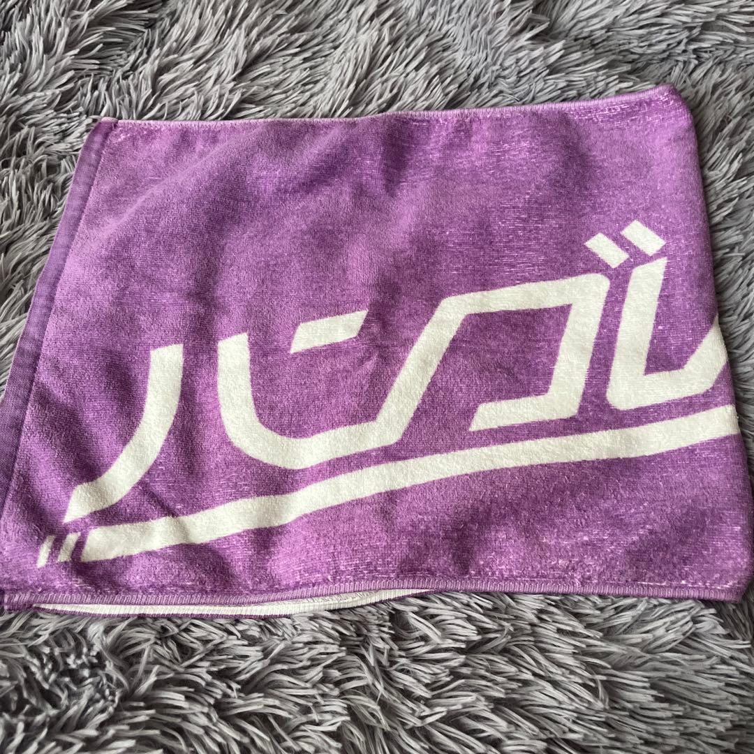 ハンブレッダーズ 旧ロゴ タオル 紫 パープル