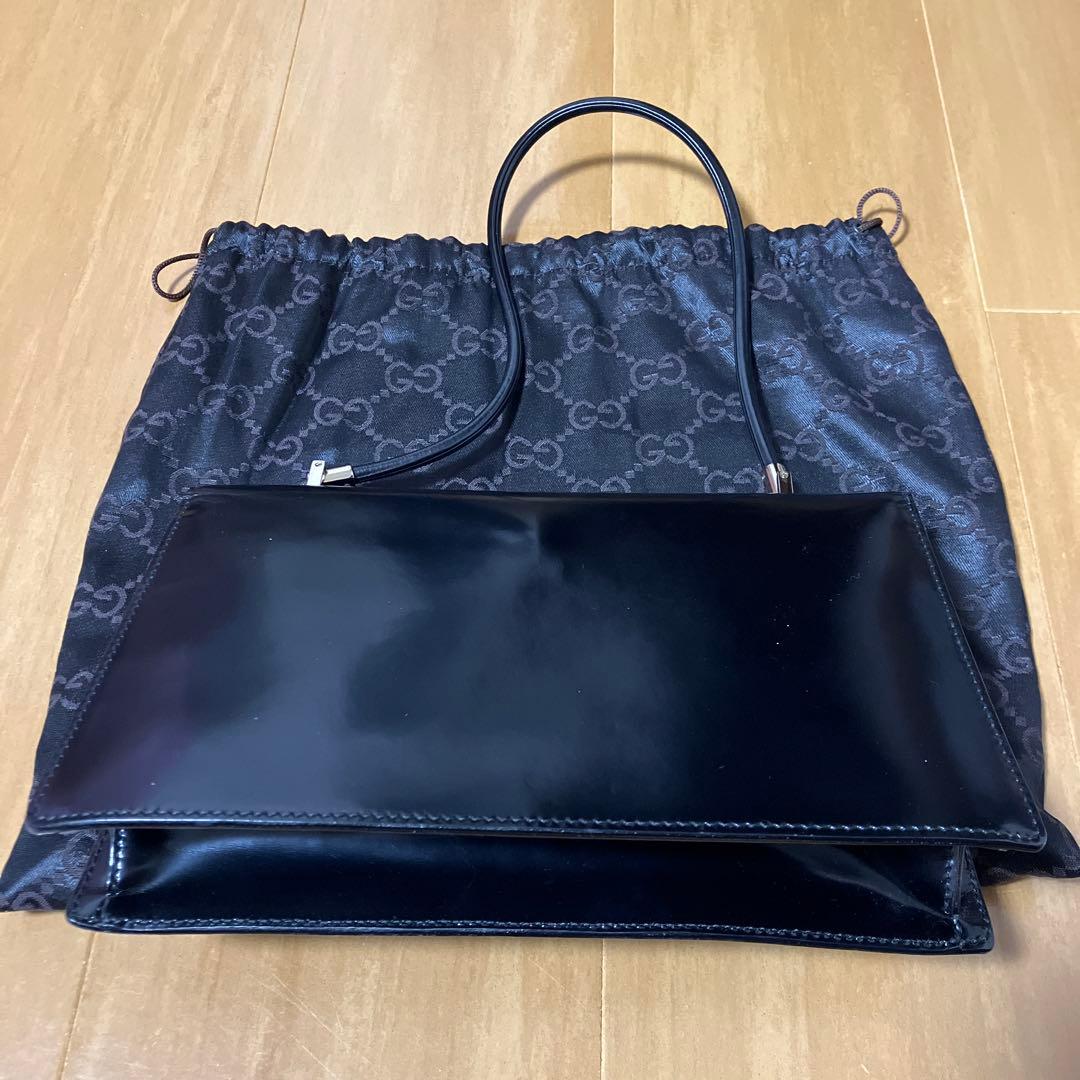 GUCCI 黒 ハンドバッグ 保存袋付き