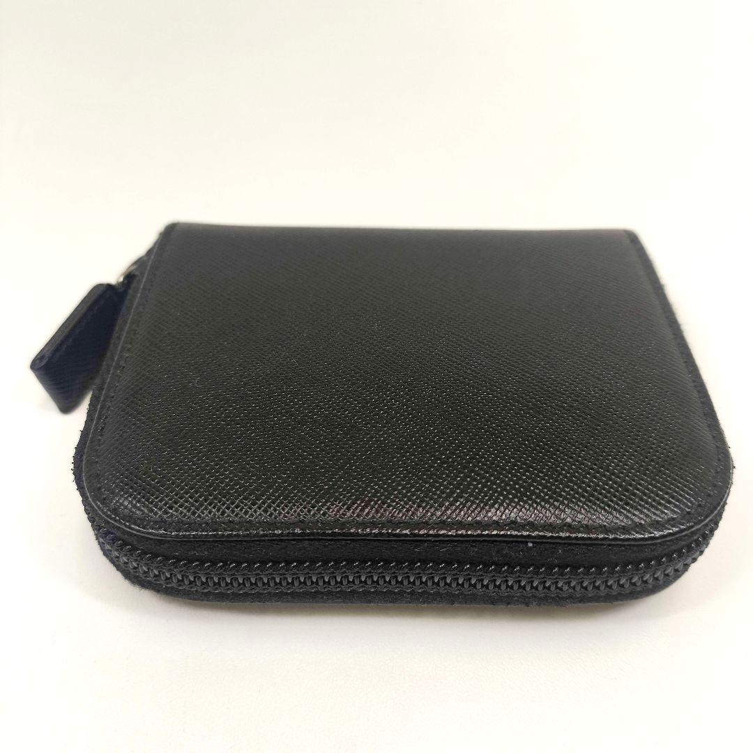 美品 プラダ ジッピー ケース パース 三角 黒 ブラック