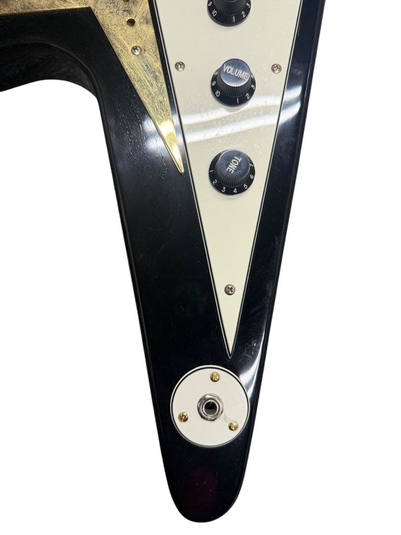 JUNO FV フライングV エレキギター ブラックKORINA コリーナタイプ