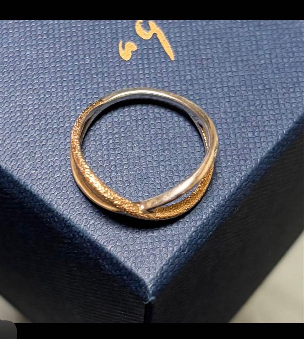 agete/アガット　シルバー/K10 リング　13号