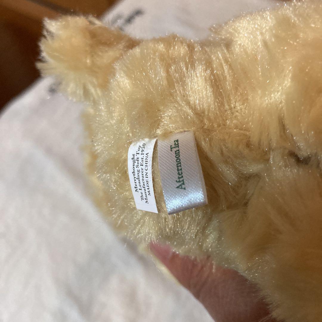 ベア　ぬいぐるみ　アフタヌーンティー　イングランドデザイン