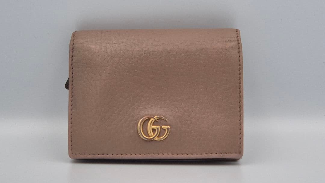 Gucci 二つ折り財布　GG　マーモント
