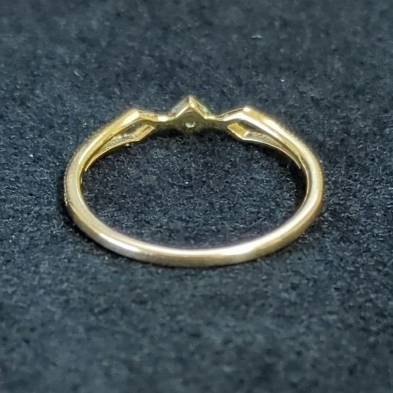 ete　K18YGダイヤモンドリング