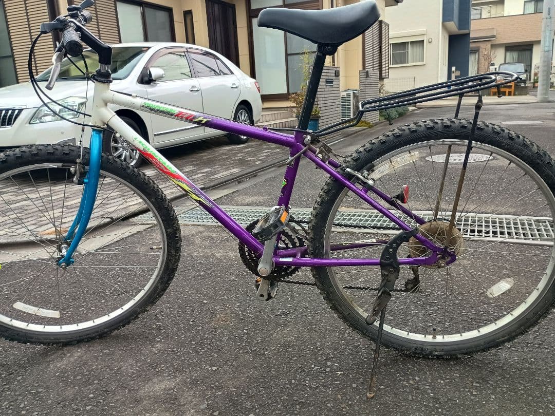 モノ好き様限定　マウンテンバイク26 3✕6段　ホワイトパープル狭山市引き取り