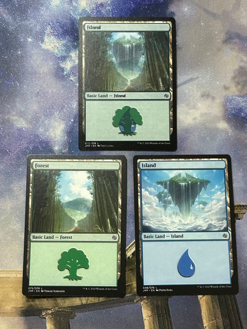 MTG エラーカード　1枚　島　森　メルカリ限定出品