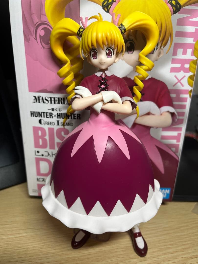 HUNTER×HUNTER 一番くじ　D賞　ビスケ　フィギュア+おまけカード多数