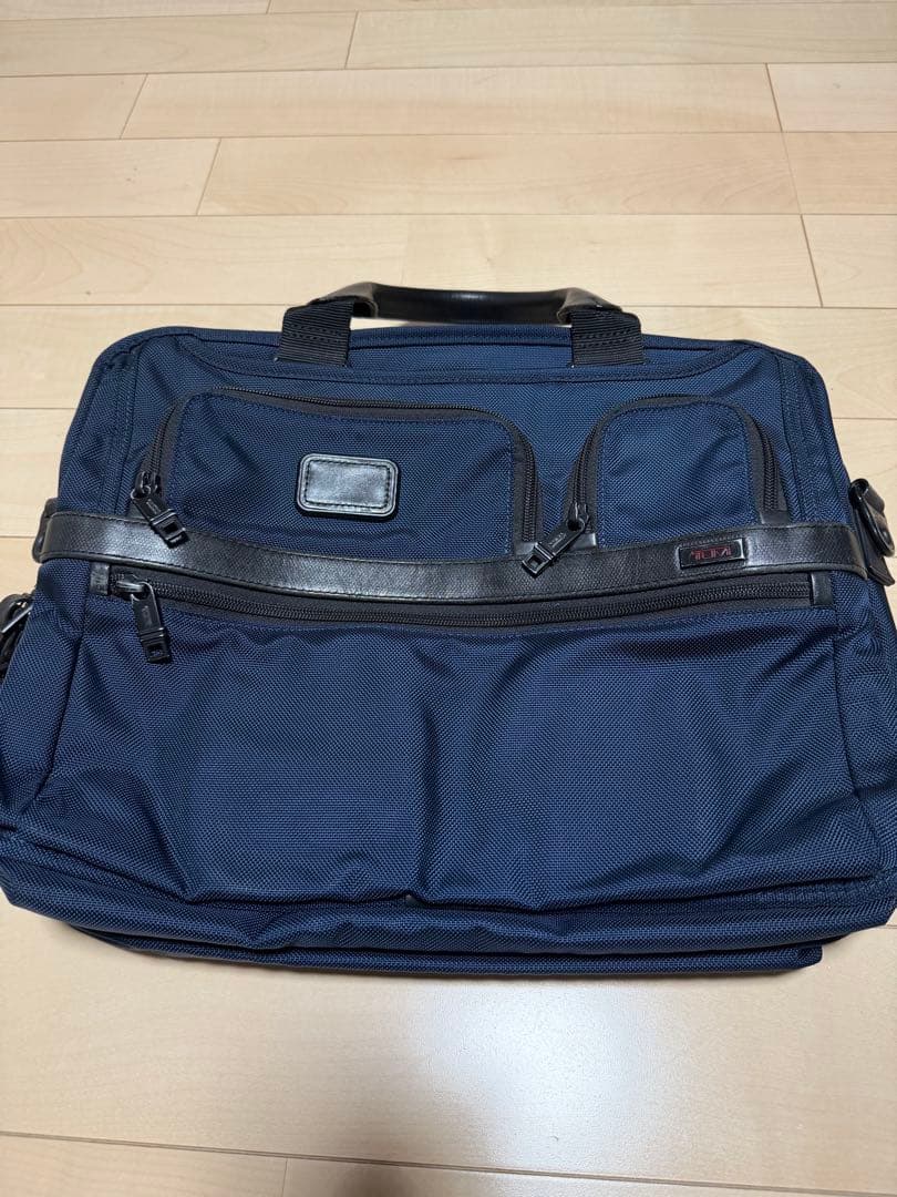 【美品】TUMI shipsコラボ　ネイビー バック