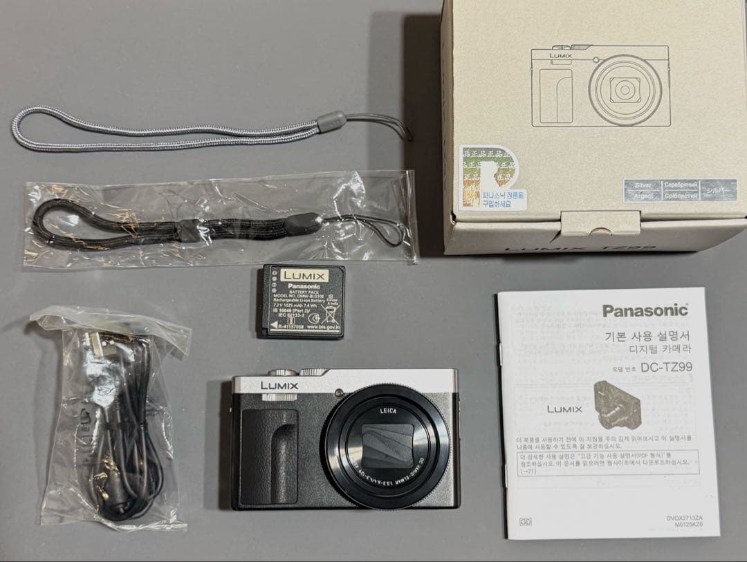 限定カラー Panasonic DC-TZ99 シルバー デジタルカメラ