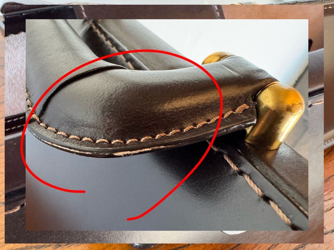 【コニタン様用】廃盤　土屋鞄　細マチ　ダレスバッグ