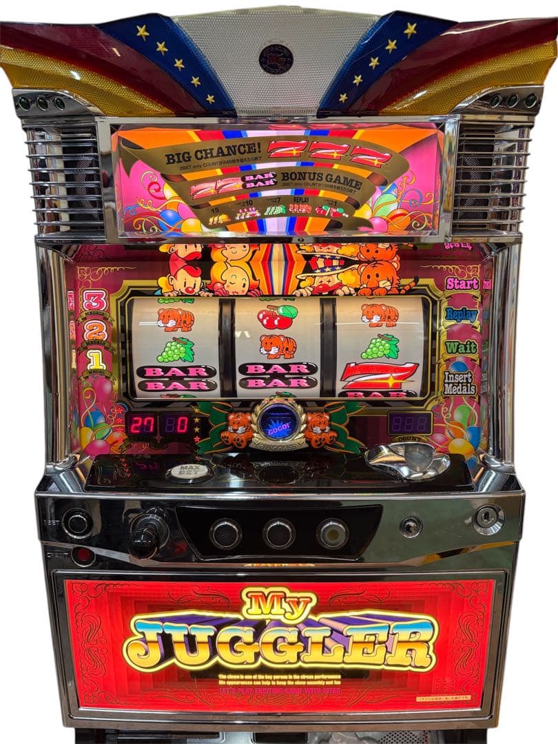 【送料込】マイジャグラー3 パチスロ 実機 直接引取可