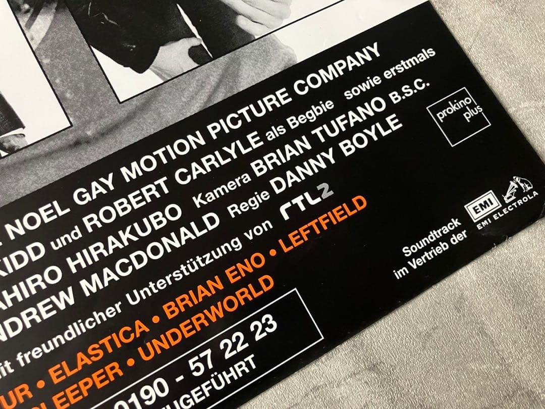 希少 独版オリジナルA1★トレインスポッティング 劇場ポスター1996