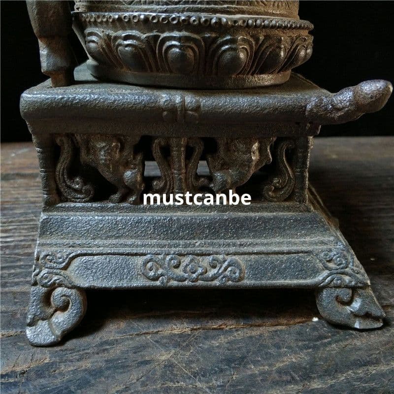 鉄器 仏像 蔵仏 茶室 仏堂に奉納 鎮宅辟邪 開運風水 招財 置物 工芸品